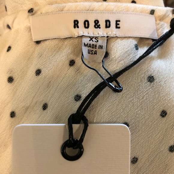 Ro & De | Polkadot Off Shoulder Ruffle - Picture 6 of 8